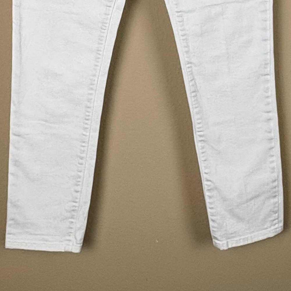 Cabi White Cotton Blend Jeans; Size 6 - Picture 4 of 12